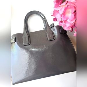 Burberry Small Banner with Shiny Leather